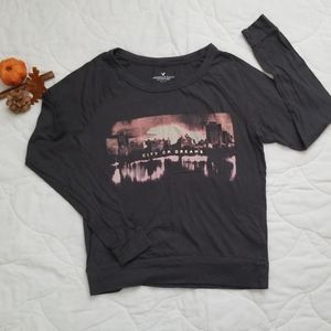 American Eagle Lightweight Long Sleeve Top